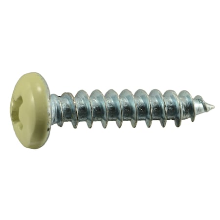 Midwest Fastener Sheet Metal Screw, #8 x 3/4 in, Painted Steel Pan Head Phillips Drive, 35 PK 37922